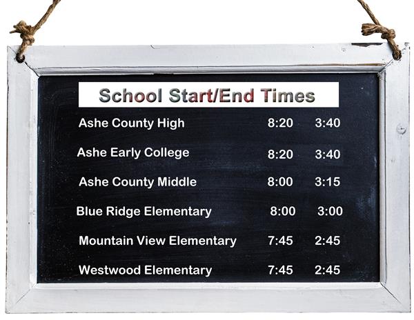  School Start/End Times